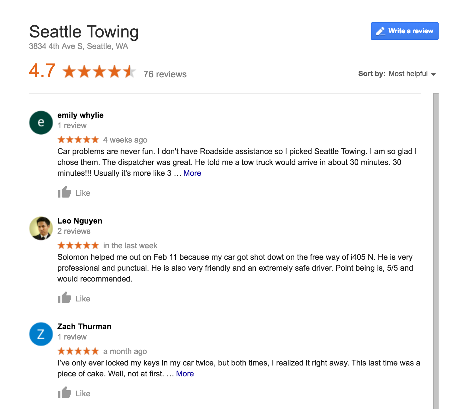 SEO Reviews